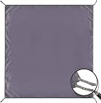 REDCAMP Waterproof Camping Tent Tarp - 83" x83'', 4 in 1 Multifunctional Tent Footprint for Camping, Hiking and Survival Gear, Lightweight and Compact