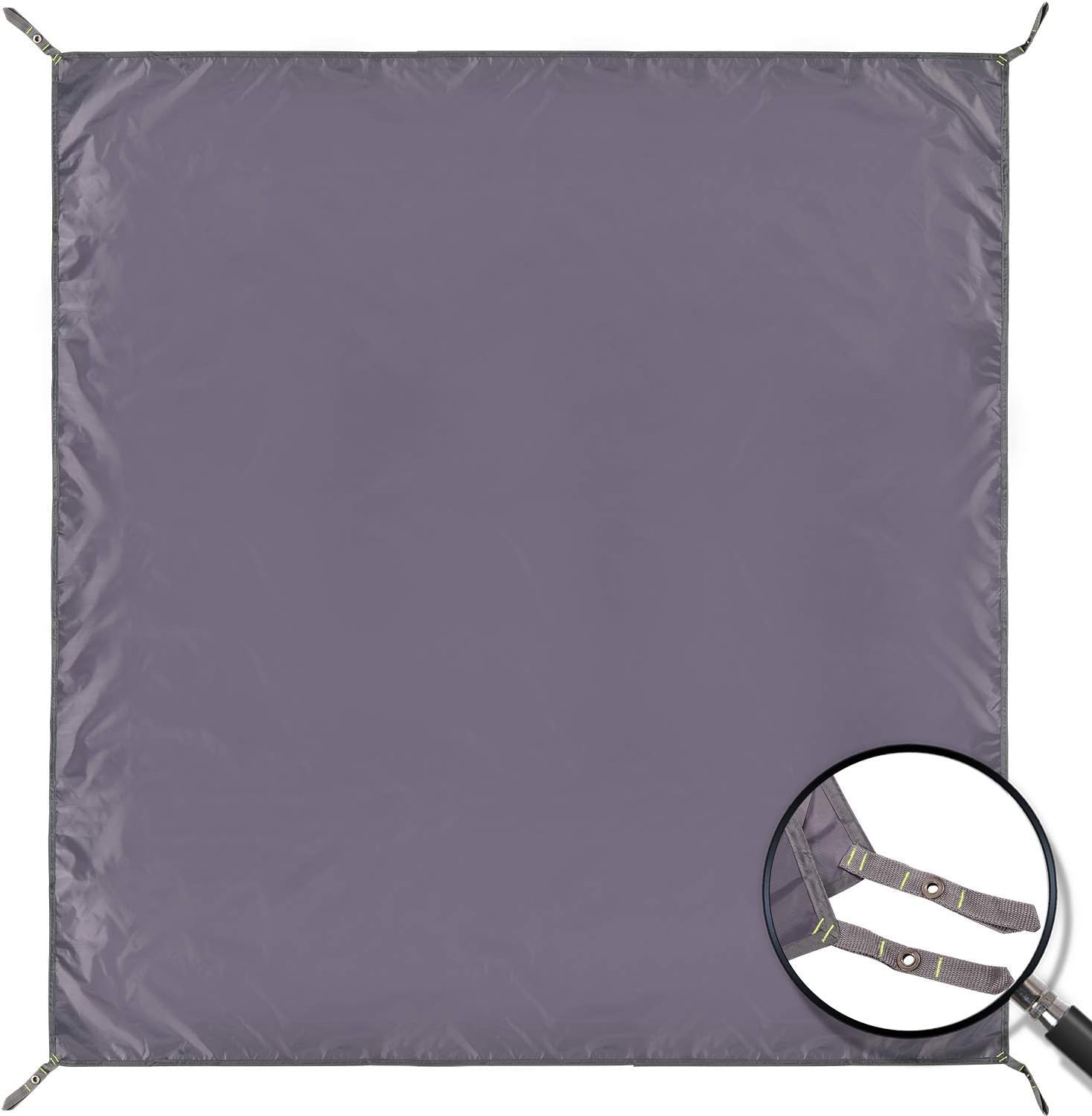 REDCAMP Waterproof Camping Tarp - 36"x83"/55"x83"/71"x83"/82"x82"/95"x83", 4 in1 Multifunctional Tent Footprint for Camping, Hiking and Survival Gear, Lightweight and Compact