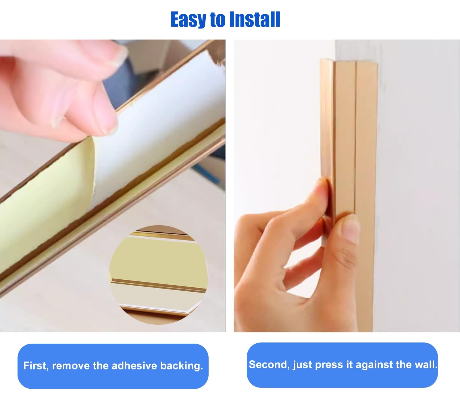 Perfil de Transición para Suelo Protector de Esquinas Autoadhesivo para Paredes, Cubierta Decorativa de Borde de Aleación de Aluminio para Paredes, Protector de Esquinas Engrosado para Sala de Estar/C