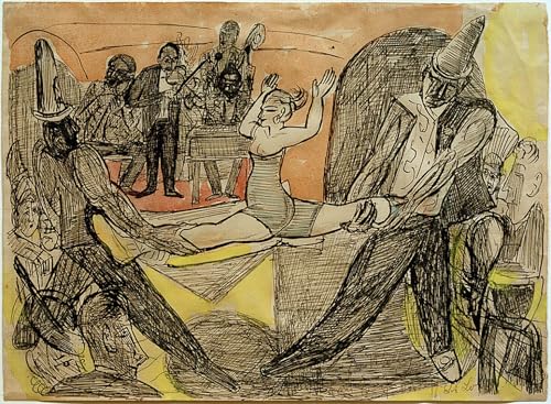 Image sur Toile Impression Tableaux Peinture Max Beckmann New York Déco Murale Nordique