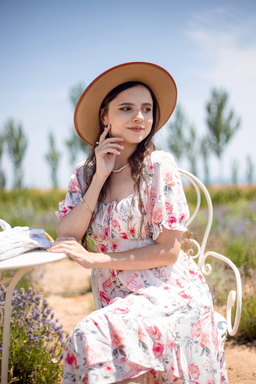 Scarlet Darkness Cottagecore Corset Dress Flowy Chiffon Floral Dresses for Women