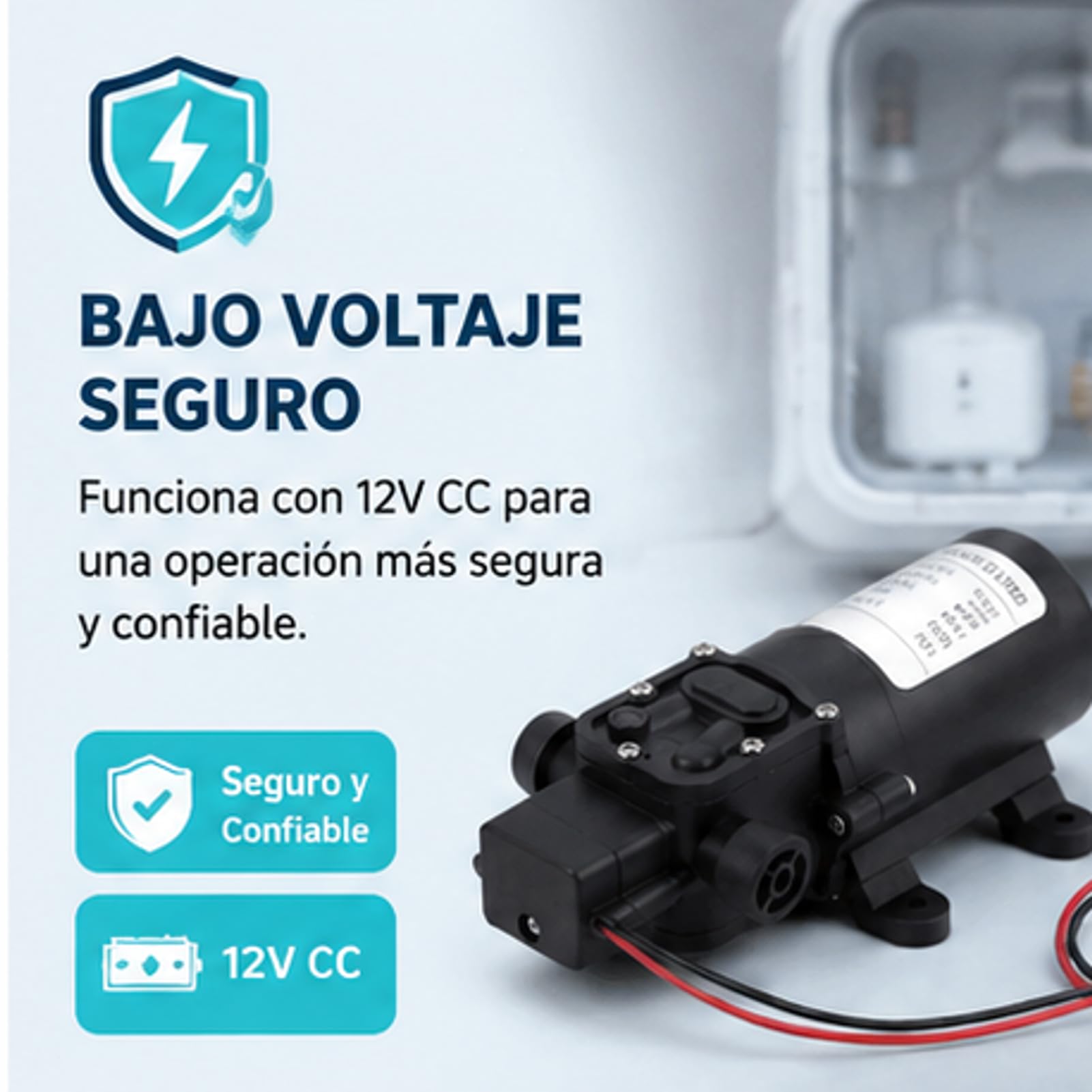 Micro pompa a membrana, 12V DC Micro pompa a membrana 5L / min Pompa elettrica ad alta pressione per autolavaggio 60W