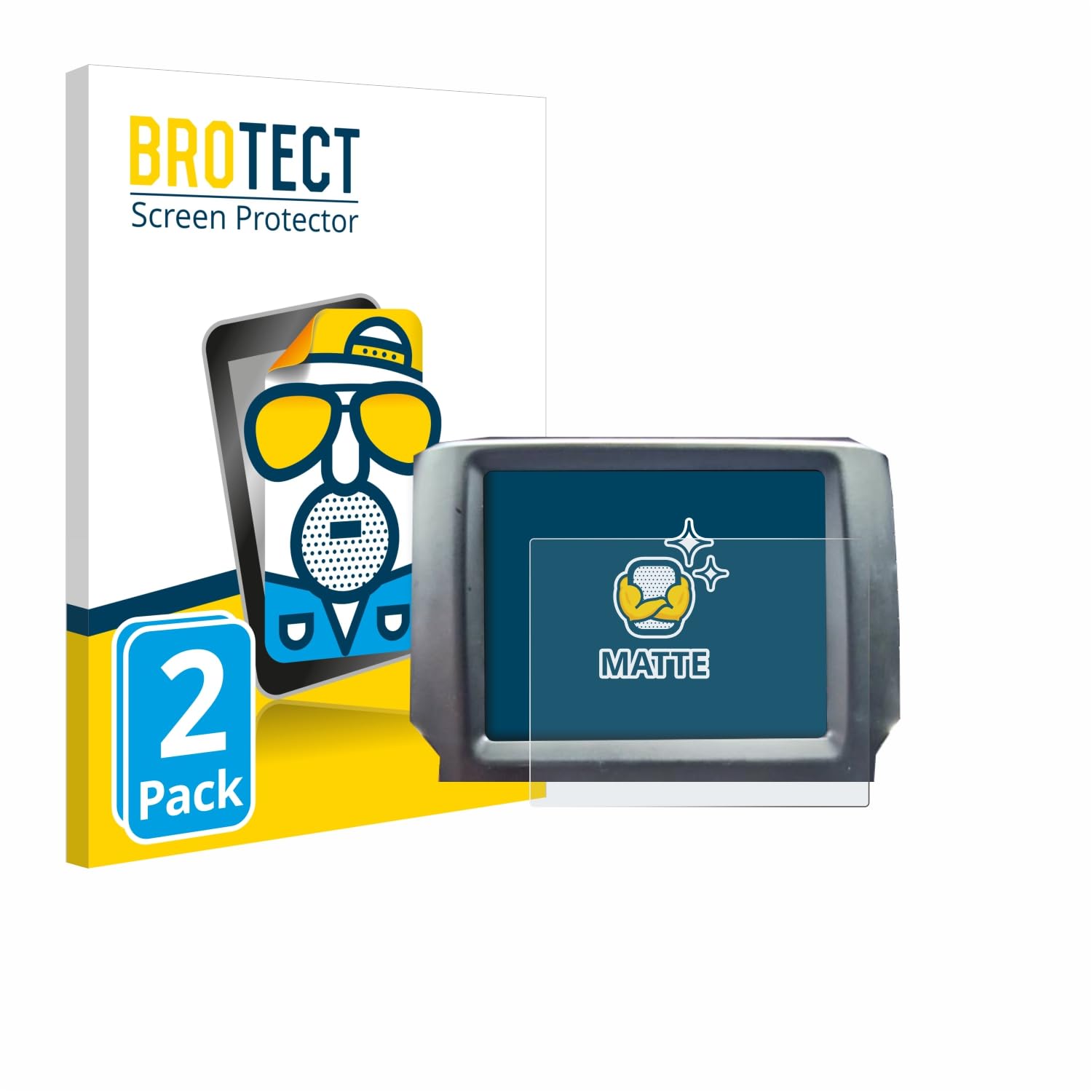 2 Pezzi Antiriflesso Pellicola Protettiva Opaca per Uconnect 8.4