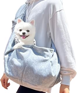 Pet Sling Carrier - Fall/Winter Single Shoulder Crossbody Bag for Cats & Small Dogs, Suitable for Bichon, Outdoor Travel Pet Gear