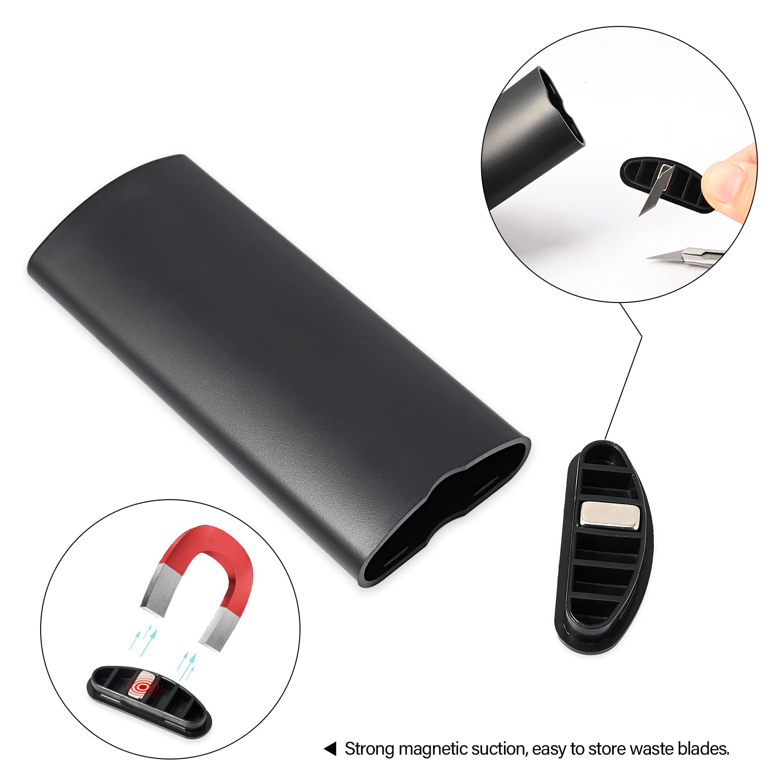 Snapklik.com : FOSHIO 2 Pack Razor Blade Disposal Container