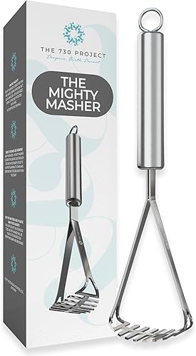 Mighty Masher, triturador de alimentos para bebés para principiantes sólidos esenciales, mini triturador de aguacate y papas dirigido por bebés,