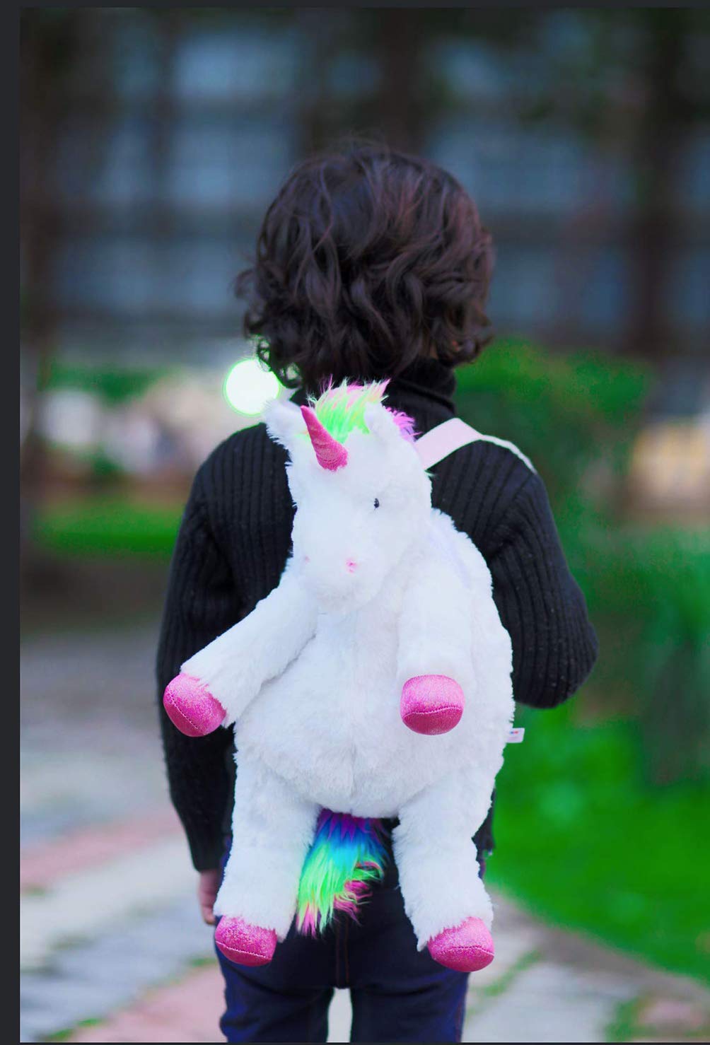 Amazon.co.jp: Plushland - 14インチ レインボー ユニコーン