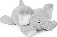 Vista 1 de Animales de Peluche de Elefante con Peso de 27", 5 Libras Juguete de Peluche con Peso para Navidad, San Valentín, Cumpleaños, Peluches de Elefante