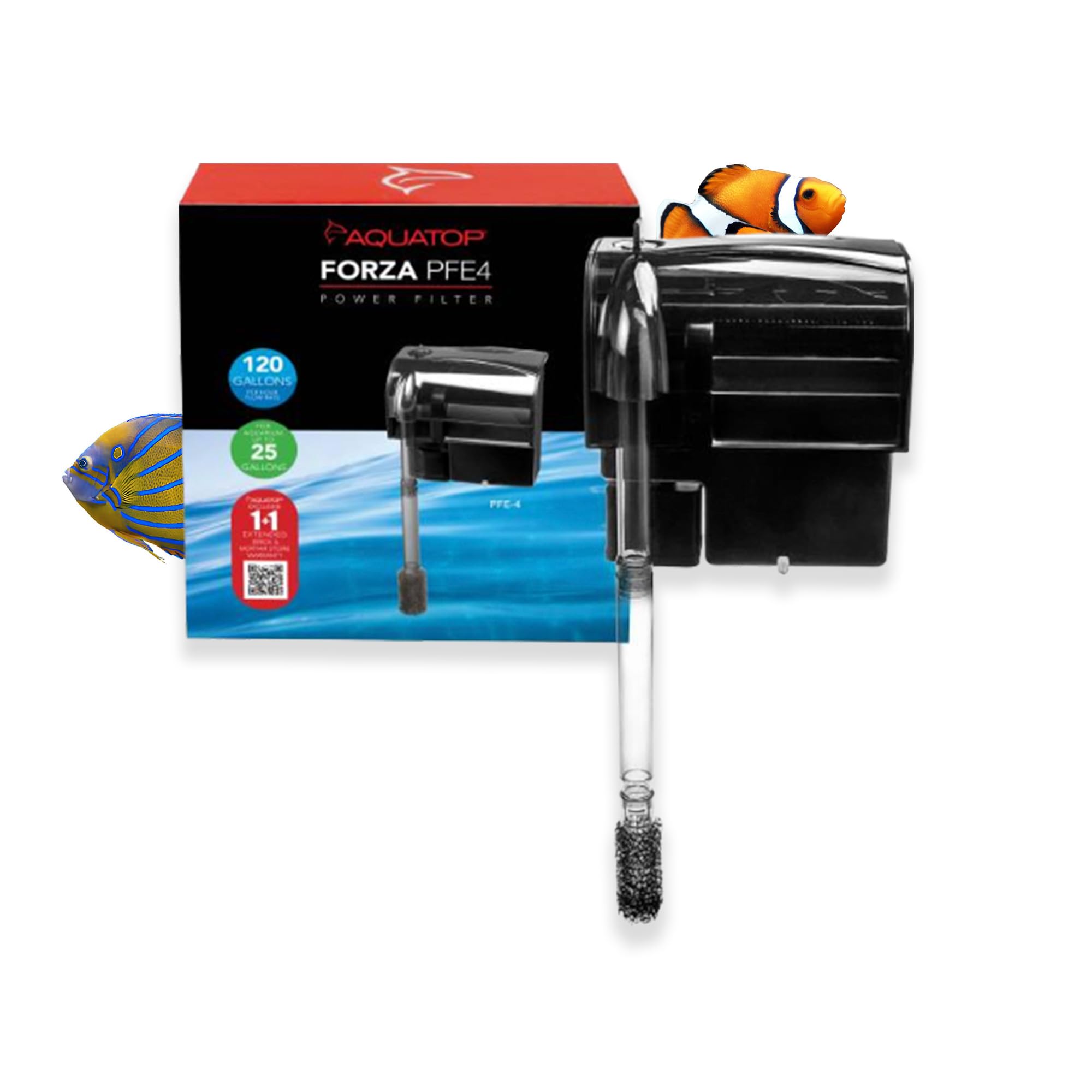 Amazon.com: Aquatop Forza 120 GPH Power Filter for Aquariums
