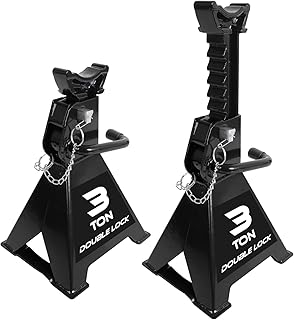 Torin AT43005AB Steel Heavy Duty Jack Stands: Double Locking Pins