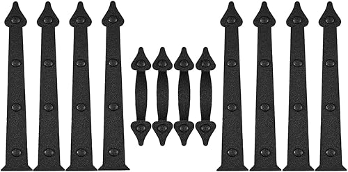 HardHockall Kit de accesorios magnéticos decorativos para puerta de garaje, bisagras de imitación, 12 piezas de detalles para puerta de garaje, HardHockall Kit de accesorios magnéticos decorativos para puerta de garaje, bisagras de imitación, 12 piezas de detalles para puerta de garaje,