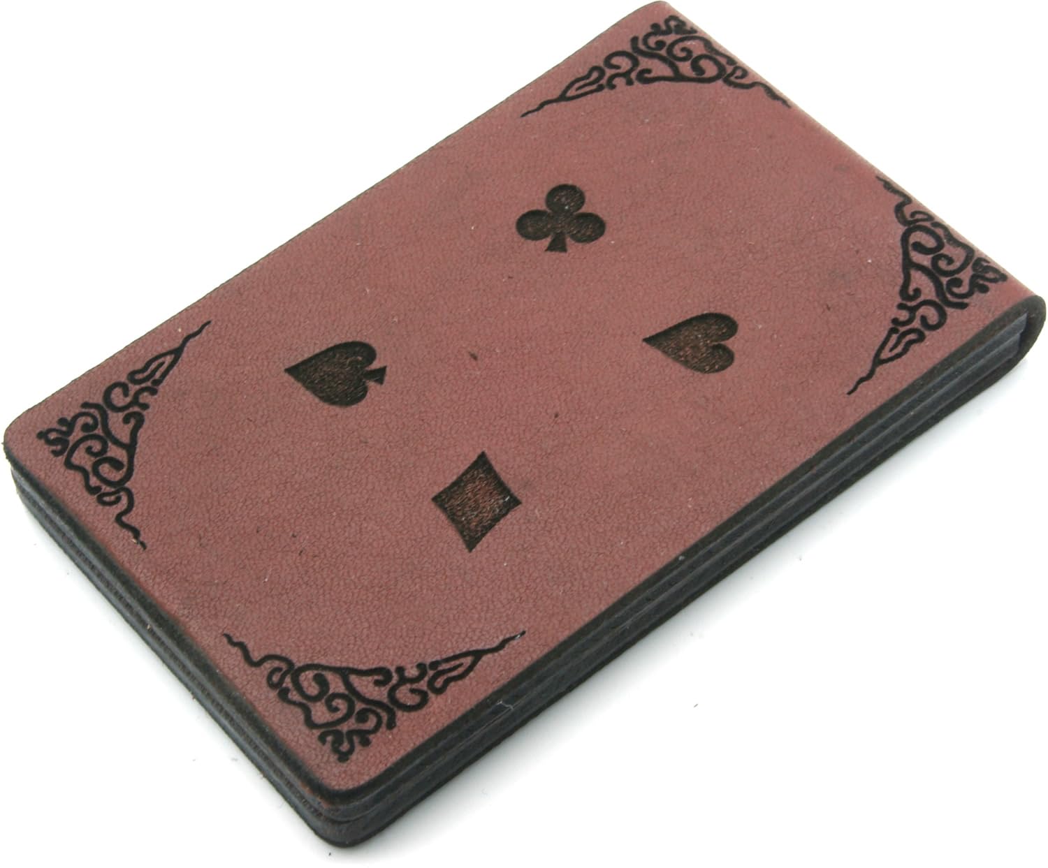 Brimtoy Leather and Mahogany folding cribbage board - Image 3
