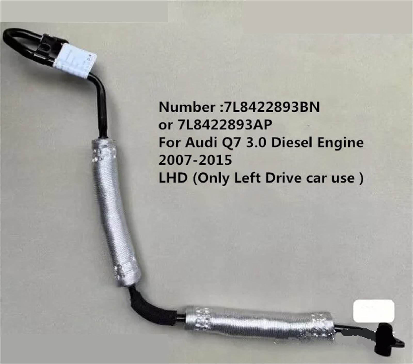 Pompa wspomagania Przewód zasilający wysokociśnieniowy układ kierowniczy LHD 3.0 Diesel do Audi Q7 2007-2015 7L8422893BN 7L8 422 893 BN