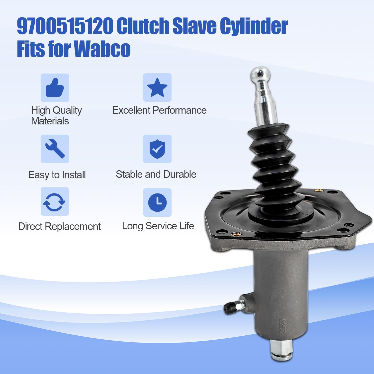 Clutch Slave Cylinder Replacement - Part # 9700515120 3866376C91 For Wabco Trucks, Trailers & Buses