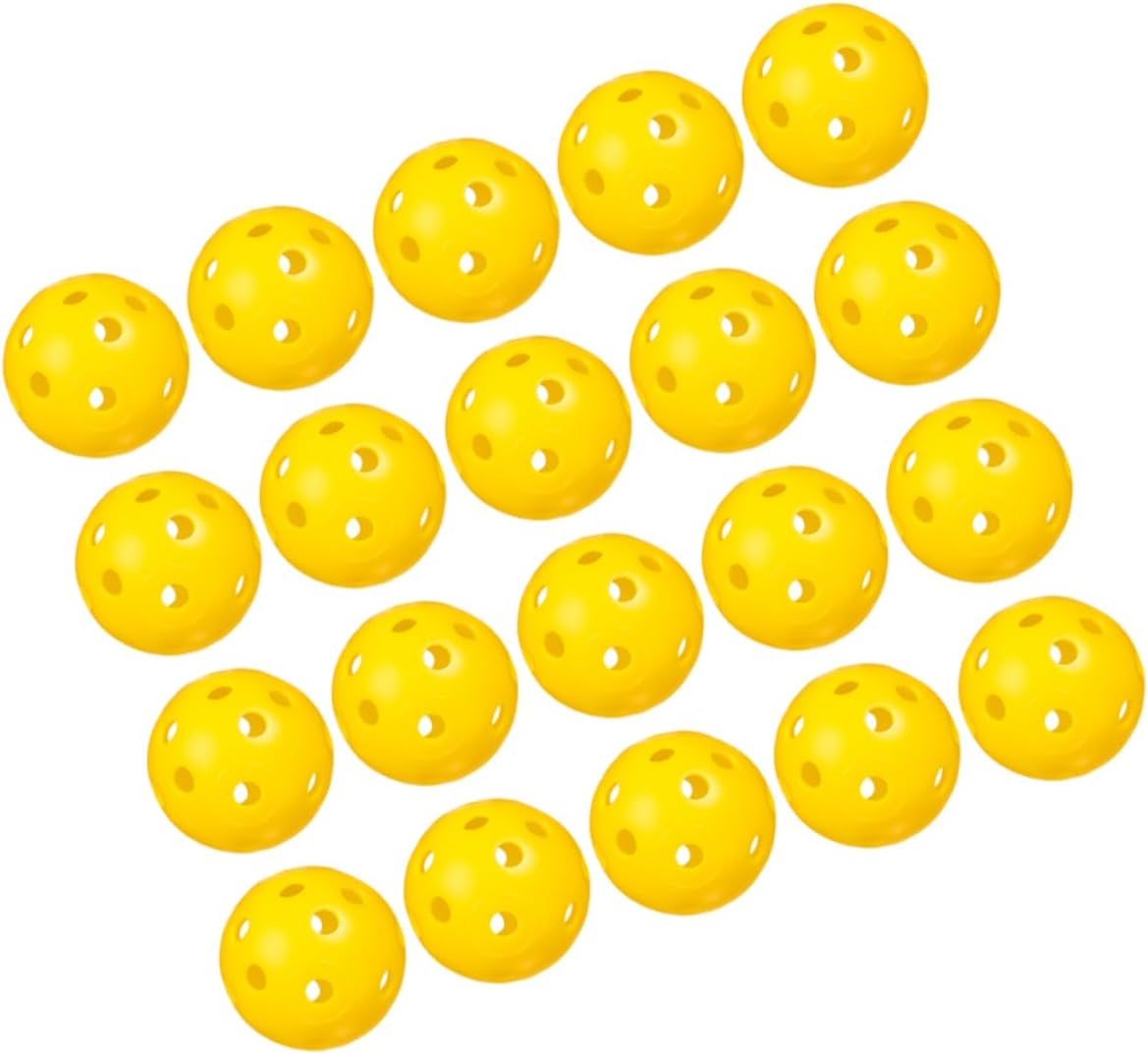 BESPORTBLE 48pcs Golf Balls Plastic Practice Balls Airflow Design for Golf Training