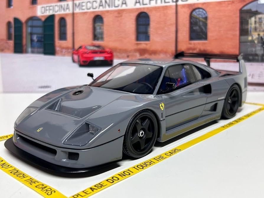 Amazon | GT spirit 1/18 Ferrari F40 Competizione グレー