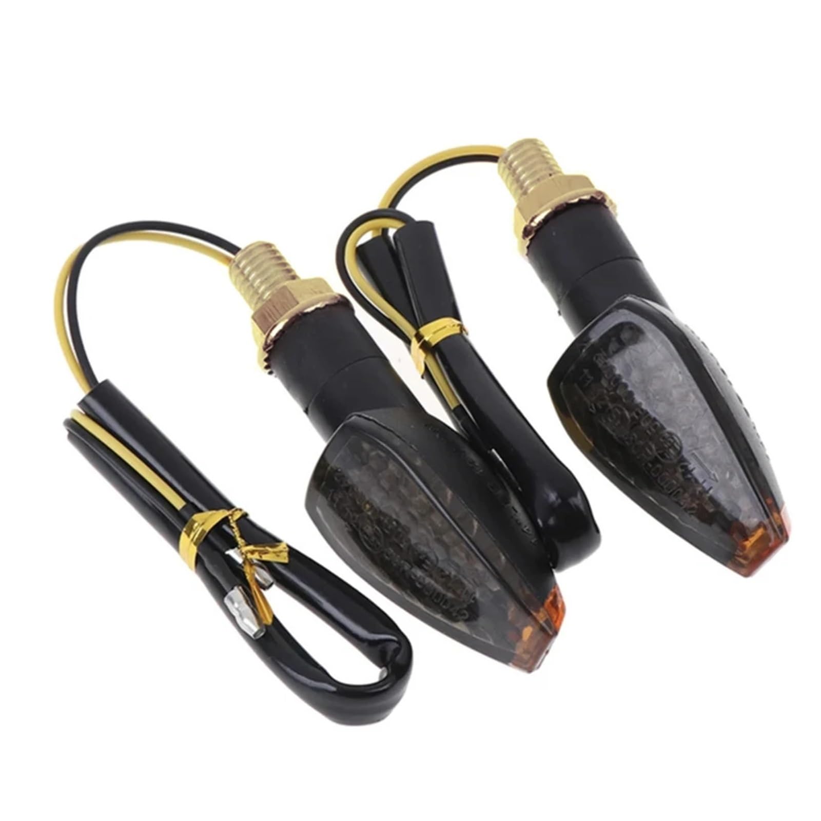 2 uds Universal 12V Intermitentes Motocicleta Giro luz señal