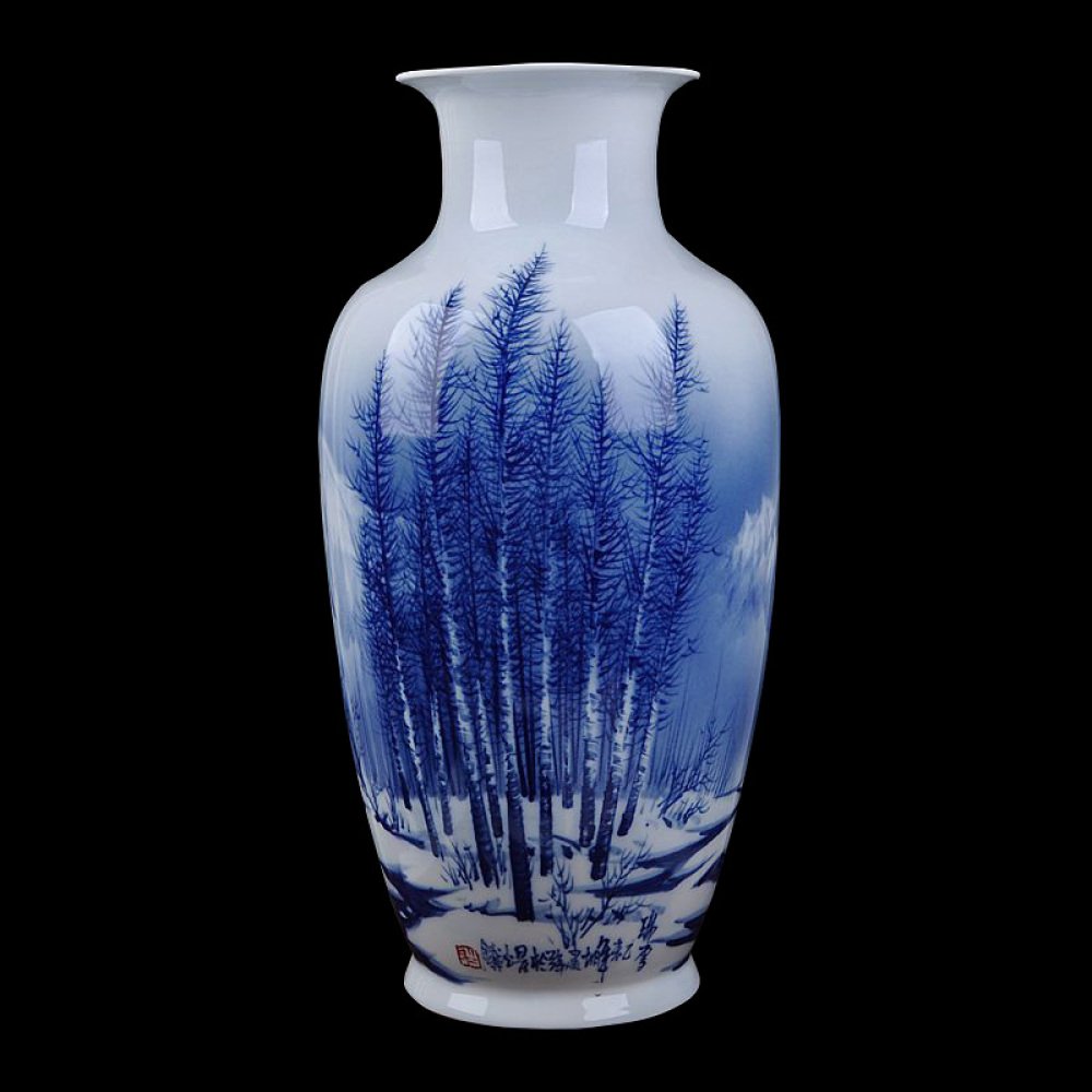 Vase en céramique moderne bronze ZM d'artisanat d'art pour salon