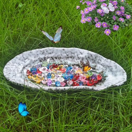 Butterfly Feeder - Outdoor Ceramic Butterfly Puddler and Bee Watering