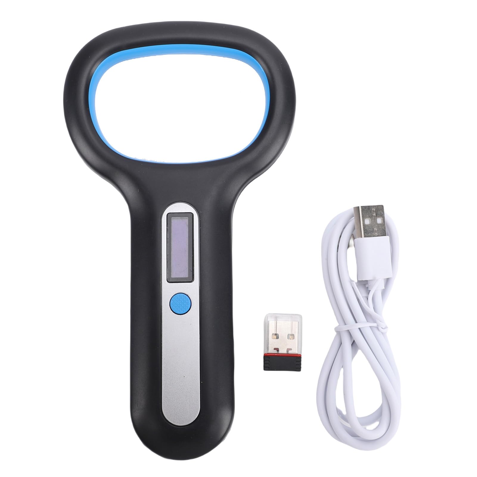 Pongnas Stazione di Ricarica da 3 Pollici con Orologio Digitale – Supporto Rapido da 15 W per Auricolari Smartwatch – Scrivania Alimentata di Tipo C (BLACK)