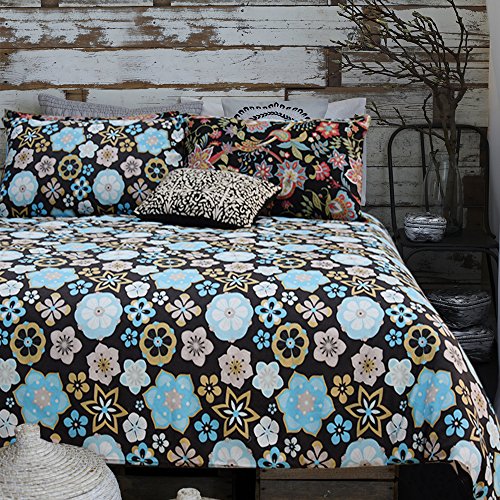 Merryfeel - Set copripiumino con stampa floreale