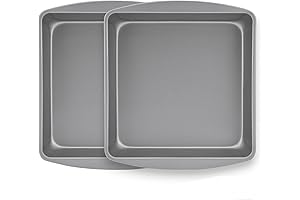 Baker Eze Square Cake Pan Set: The Perfect Choice for Effortless Baking Creations