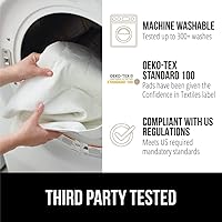 Vista 32 de Gorilla Grip Cubierta para colchón resistente a filtraciones Cubierta para colchón de niños pequeños con incontinencia con certificación