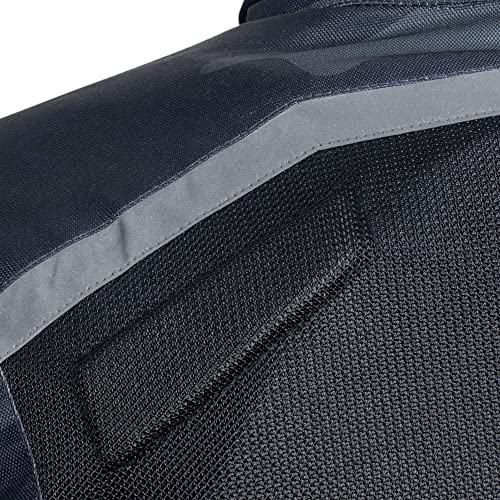 Image of Rynox Urban X - Mesh Motorcycle Riding Jacket | Impact Protection | Abrasion Resistance - Dark Camo Black, 2XL