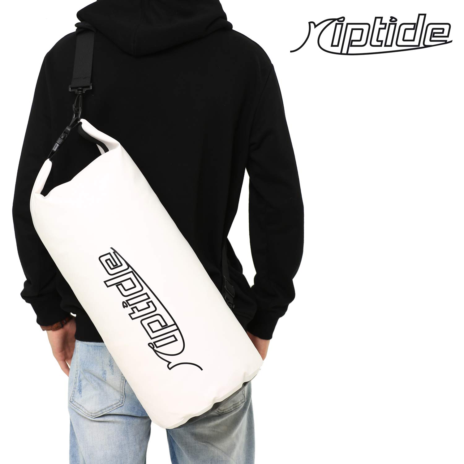 riptide Dry Bag Wodoszczelny worek z paskiem na ramię, biały, 40 l