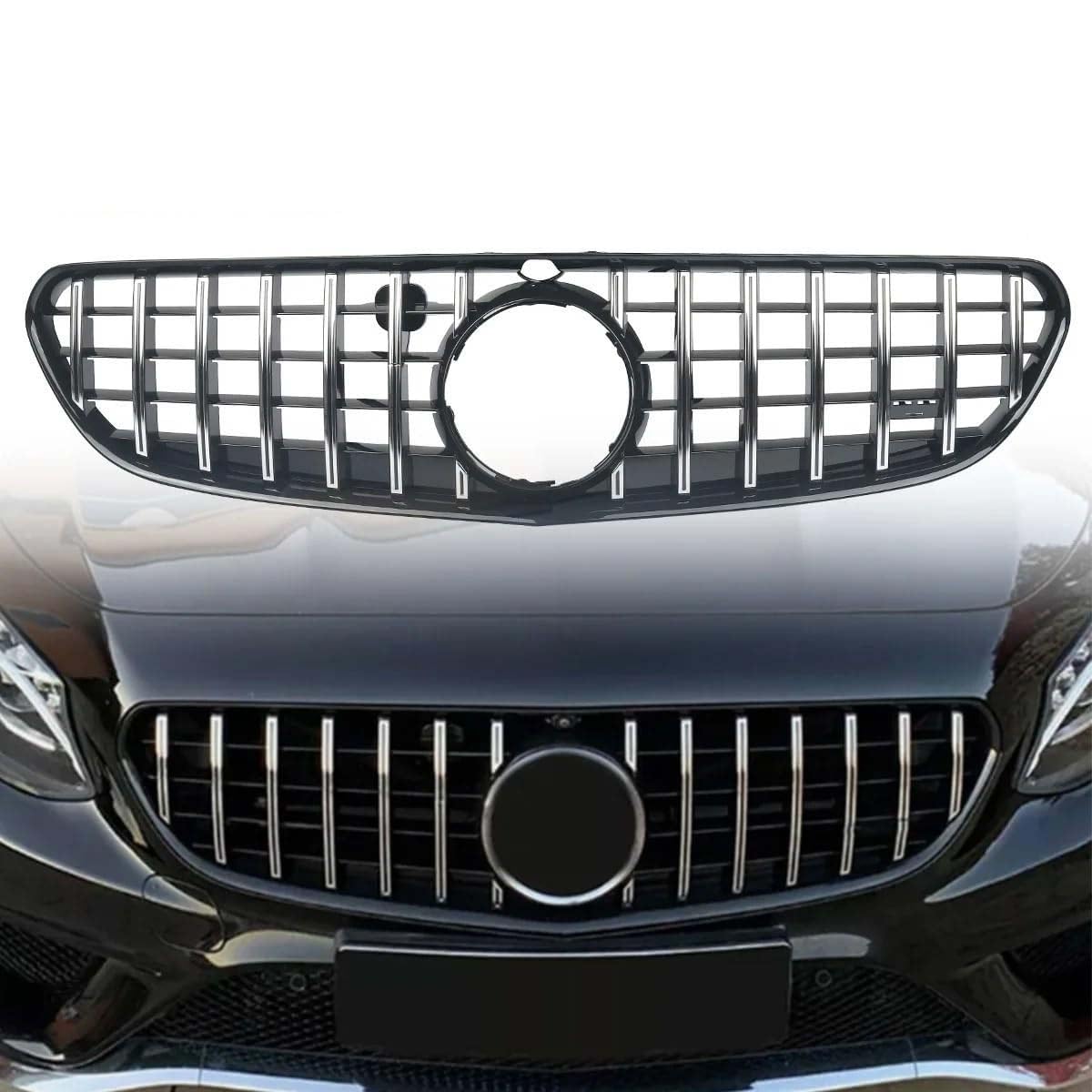 BXQDAM Front grille,Compatible with Mercedes-Benz W217 C217 S500 S550 S560 S-Coupe 2014-2017,Front grille parts
