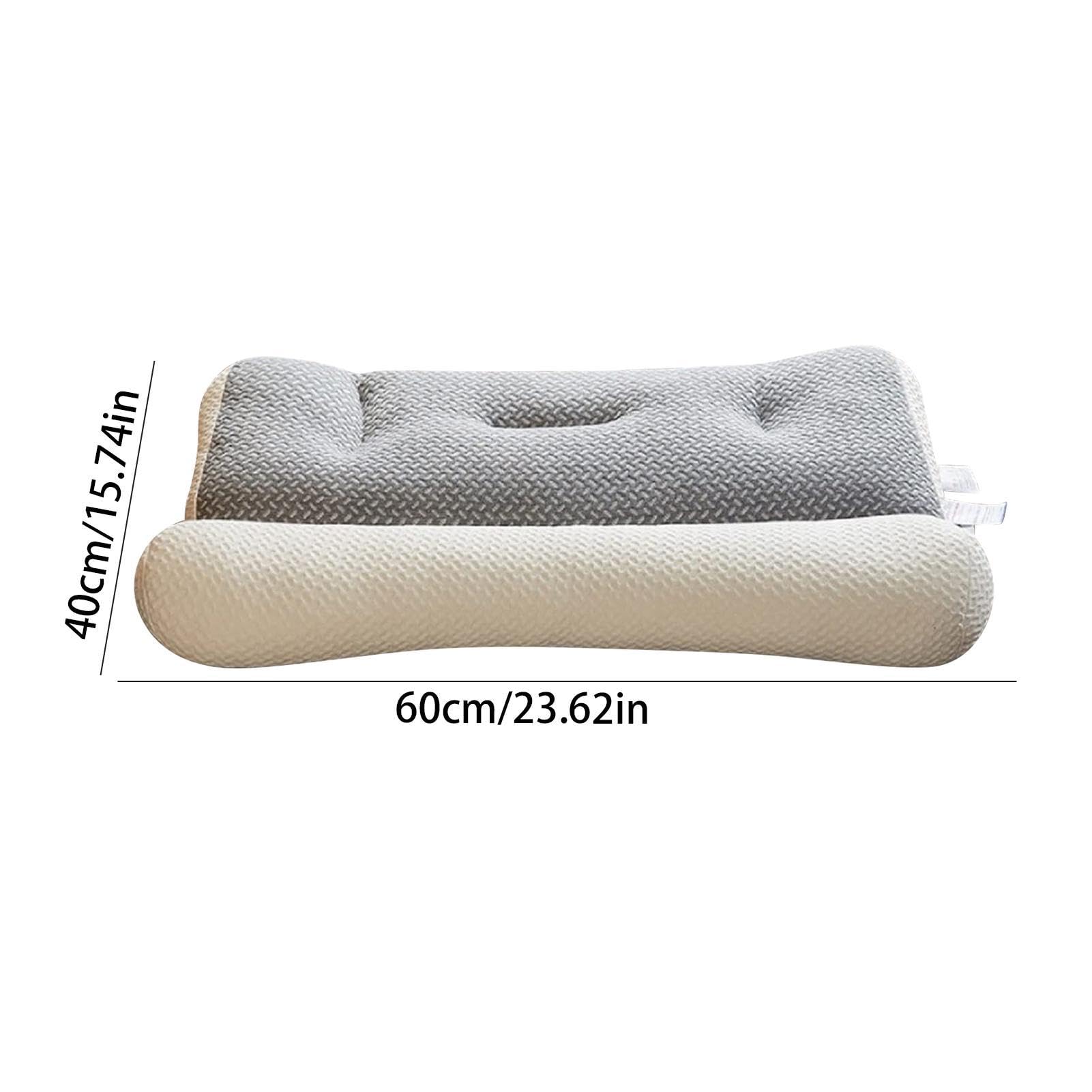 Generico Cuscino Proease per il sonno - Cuscino ortopedico per trazione del collo, Cuscino per apnea notturna, Cuscino cervicale Proease, Cuscino ergonomico per collo e spalle