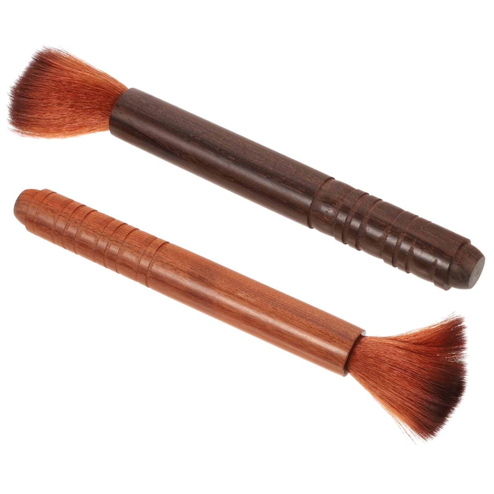 GOOHOCHY 2Pcs Brush for and Violin Cleaning Ebony Rosewood Essential Dust Removal Tools for String Instruments