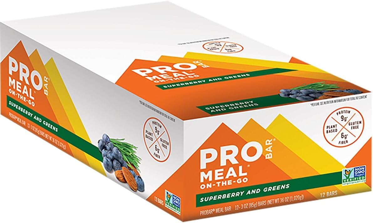 Probar Meal Bar - 12-Pack Superberry & Greens, One Size