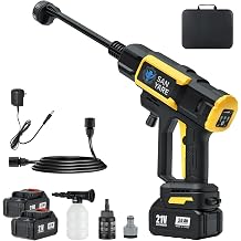 Cordless Pressure Washer, 1850PSI Brushless Portable Power Washer Dual 55Wh