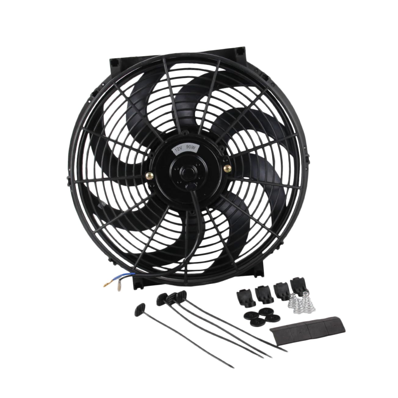 Ventilador de Refrigeración para Radiador de Coche de Eléctrico Potente Adaptable para Motor Fácil Instalación Ligero y Duradero Accesorio de Recambio para Automóviles