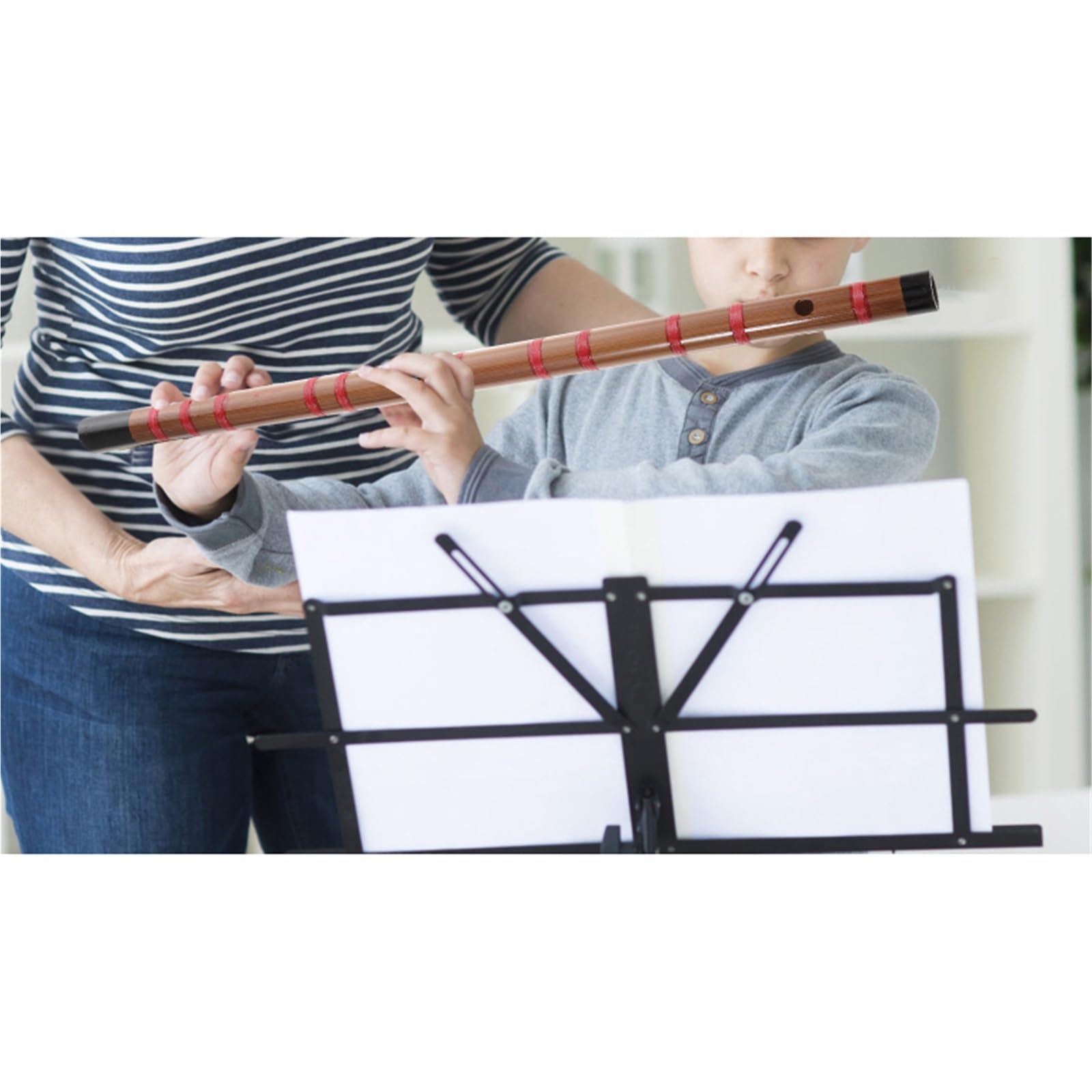 Bambusflöte Professionelle Bambusflöte Shakuhachi Anfänger-Bambusflöte Traditionelles Holzinstrument(A)
