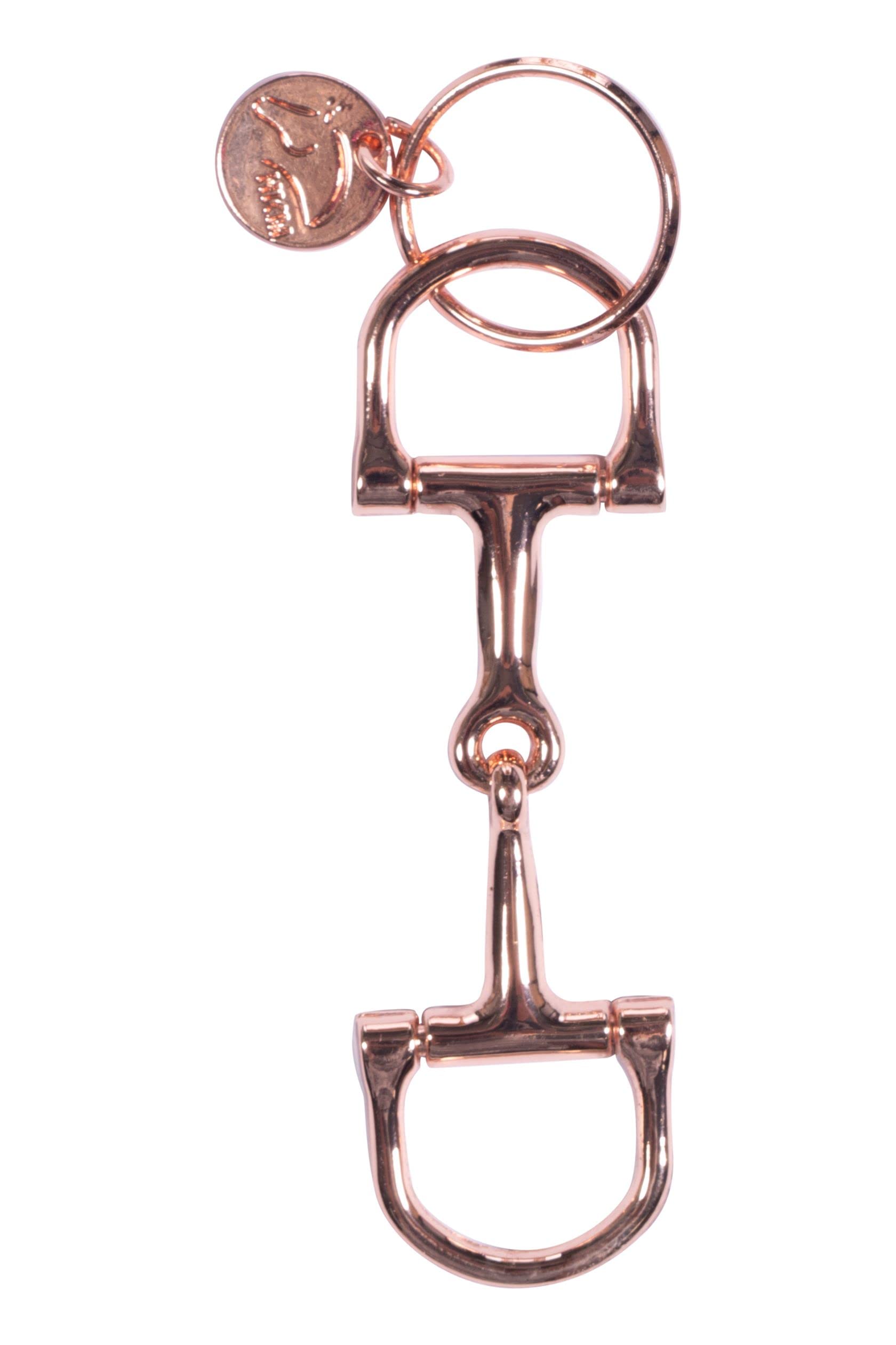 HKM Rose Gold Bit Keyring, Rose Coloured