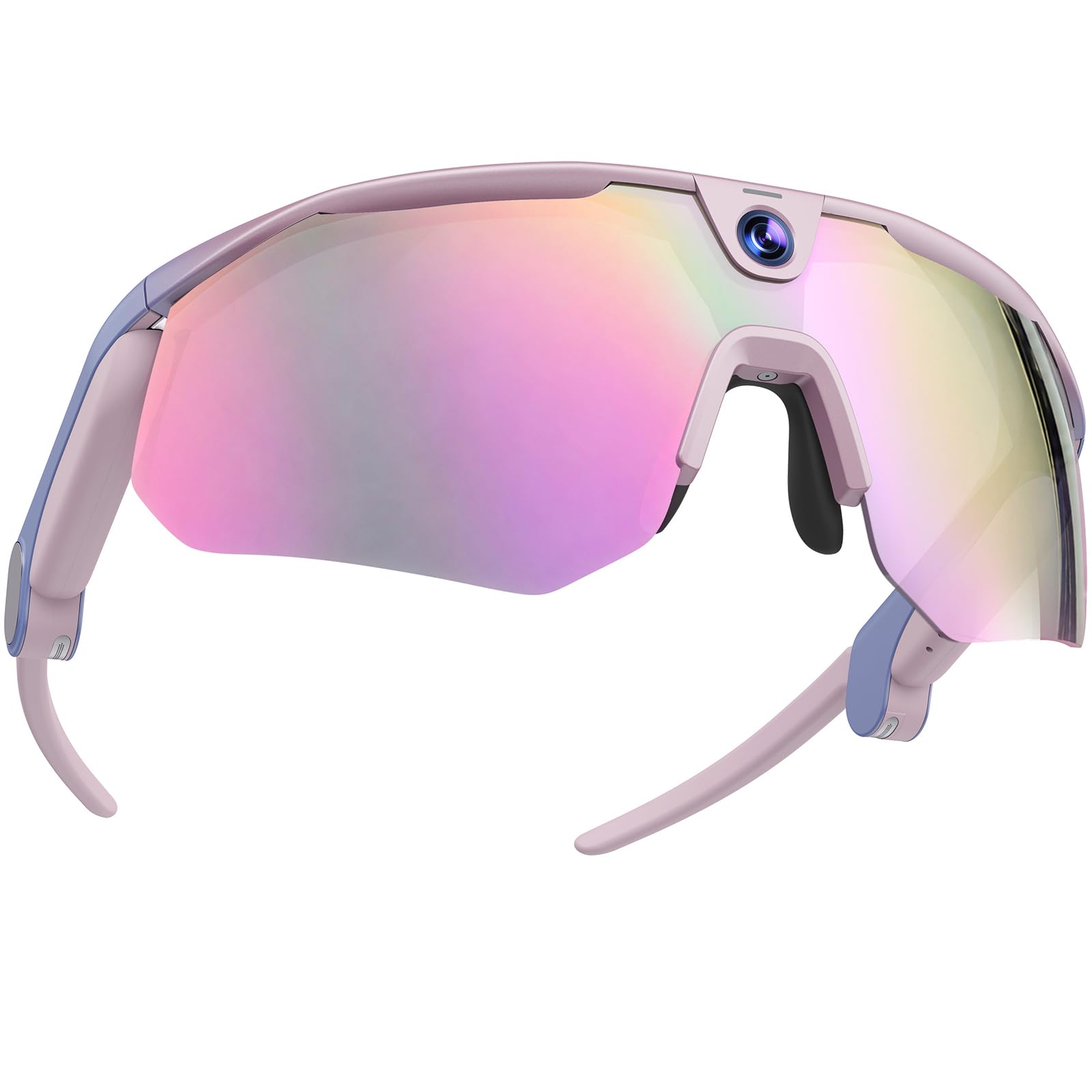 BleeqUp Ranger pink smart camera glasses with AI capture