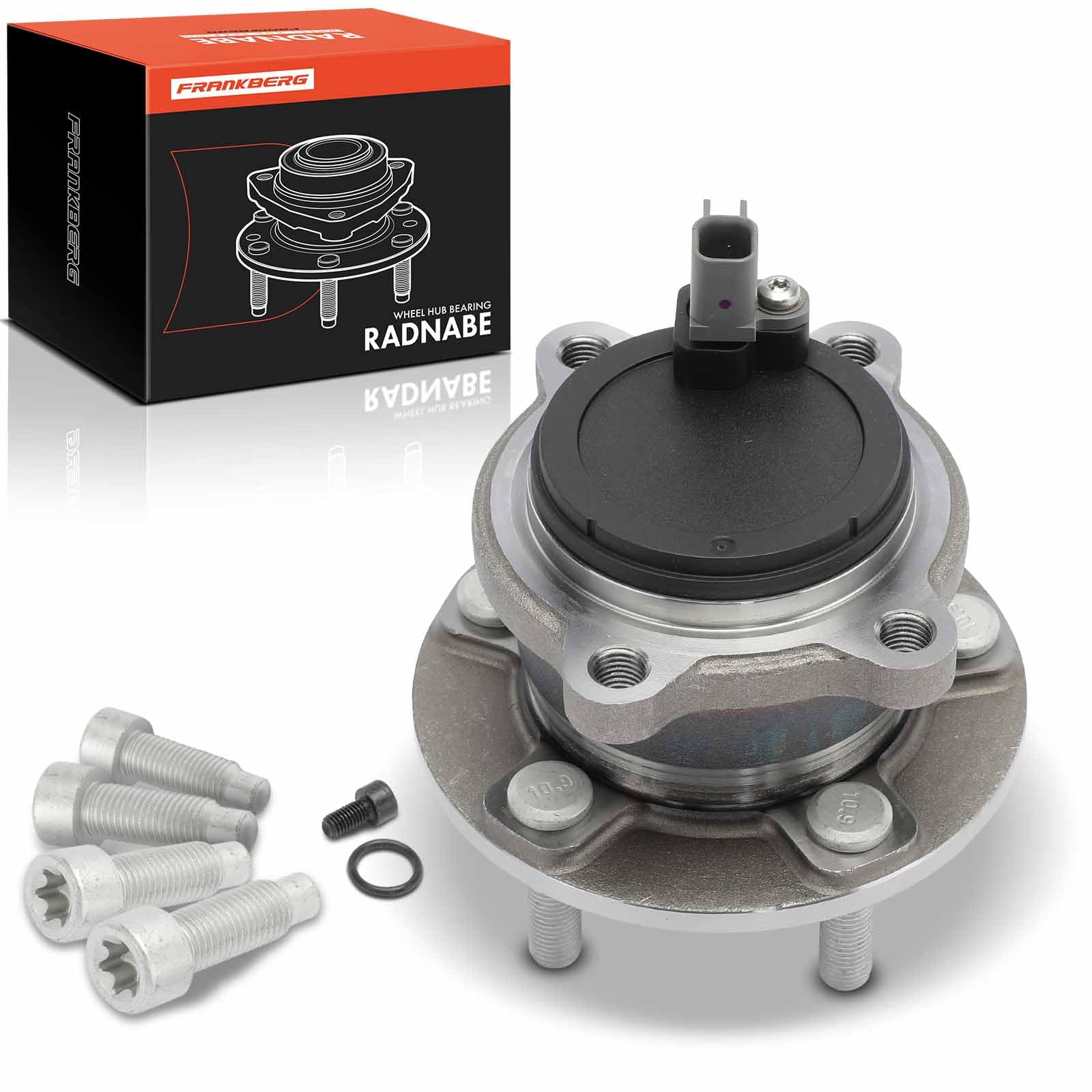 Frankberg Cojinete de rueda Eje trasero Rueda con brida diámetro 136 con ABS Carcasa del sensor Compatible con C-Max II DXA/CB7 DXA/CEU Grand C-Max DXA/CB7 DXA/CEU AV612C299BAB