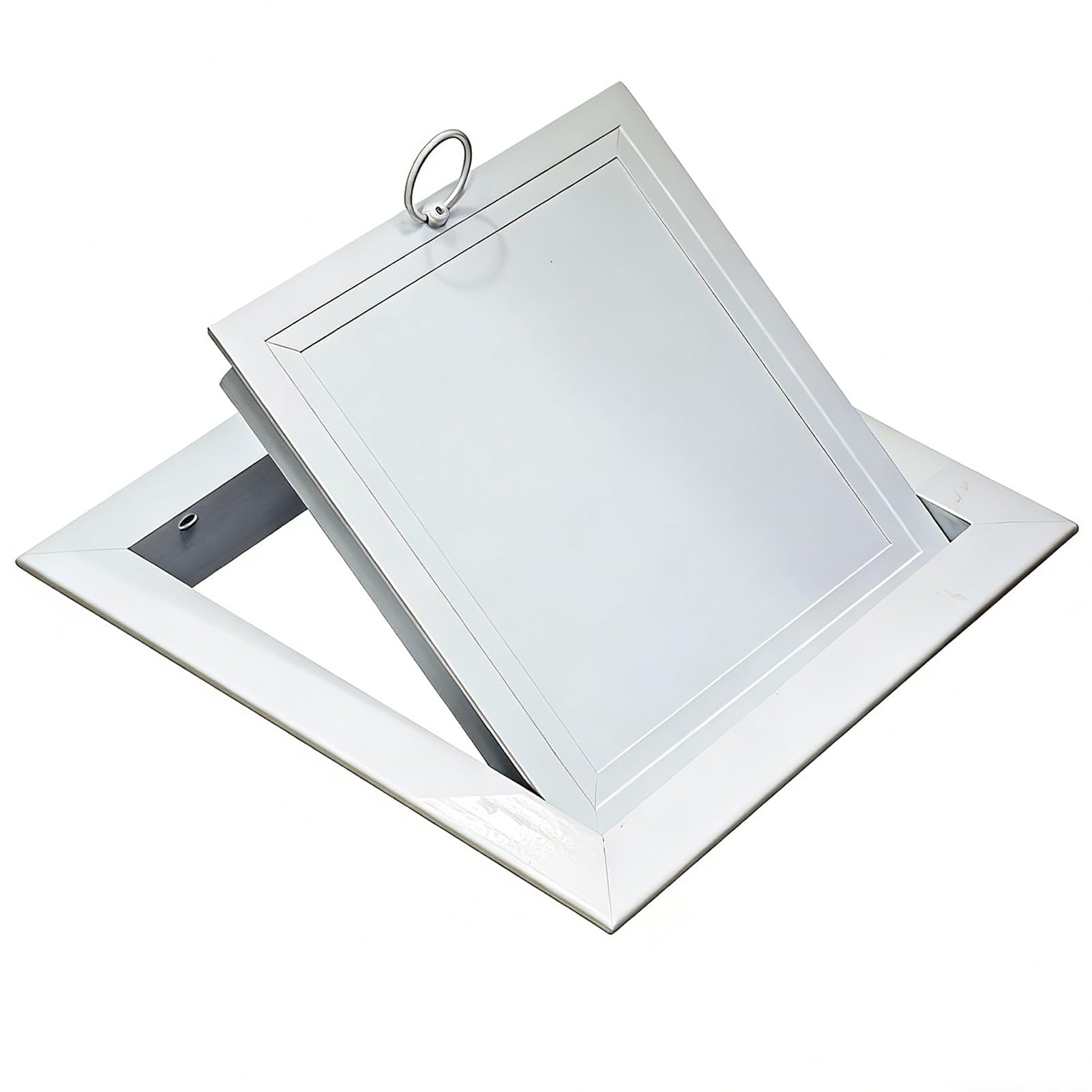 Plumbing Access Door for Ceiling/Wall | White Metal Inspection Panel Opening Flap Cover Plate for Indoor/Outdoor | Bathroom Services Access Hole Cover(20x20in/51x51cm)