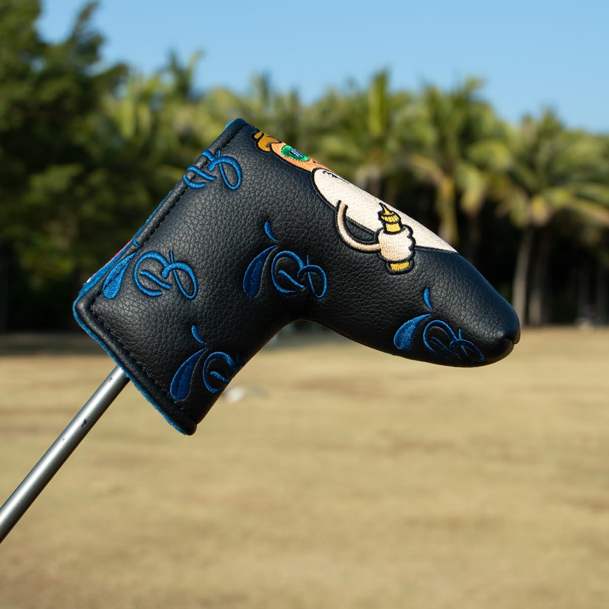 Golf-Putter-Abdeckungen, schwarz, Hotdog, Golfschlägerhaube, Putter, Schlägerhaube, Leder, Golfschlägerhaube mit magnetischen Golfschlägerabdeckungen für Scotty Cameron, Taylormade Titleist