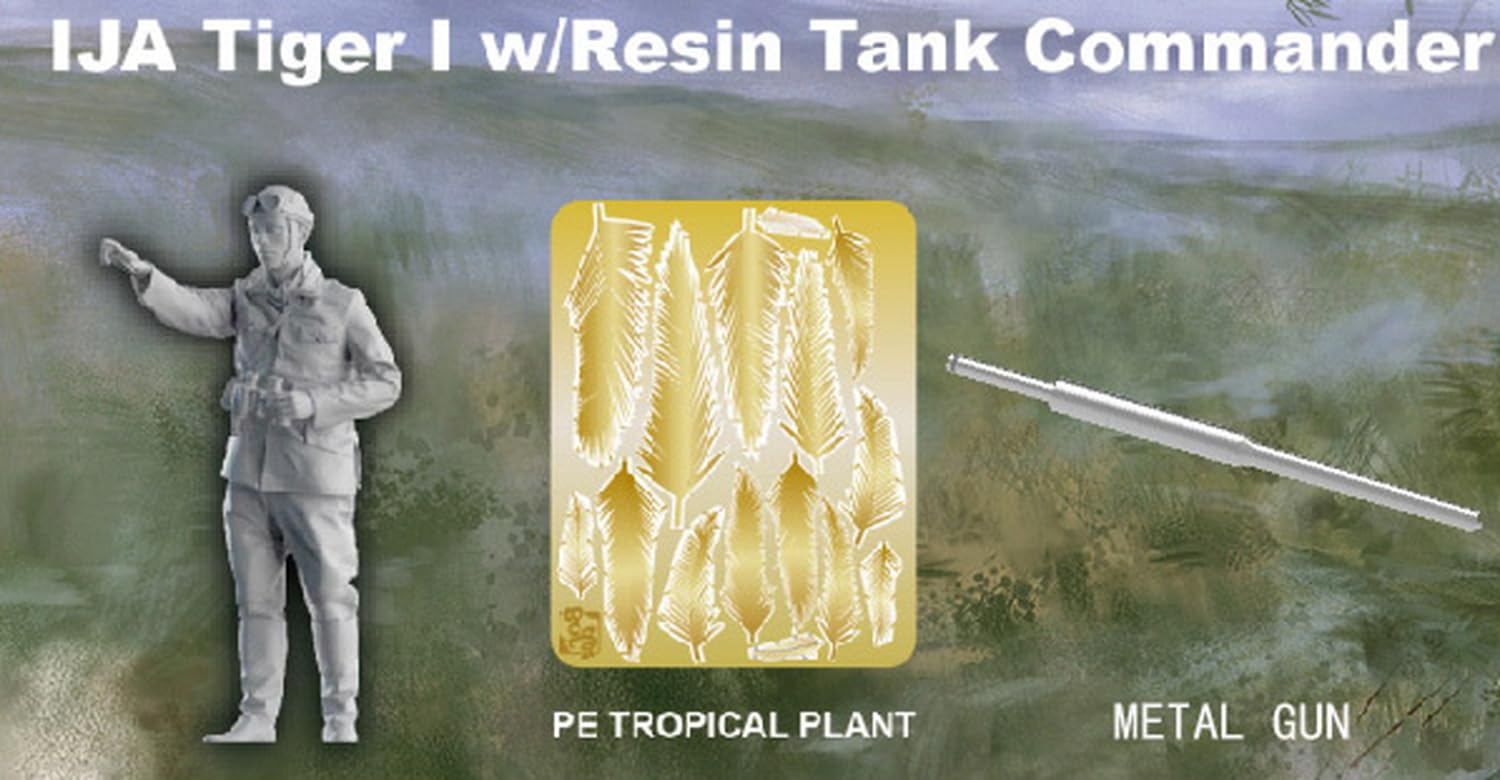 Amazon.com: Border Model BT-023 IJA Tiger I with Resin Tank