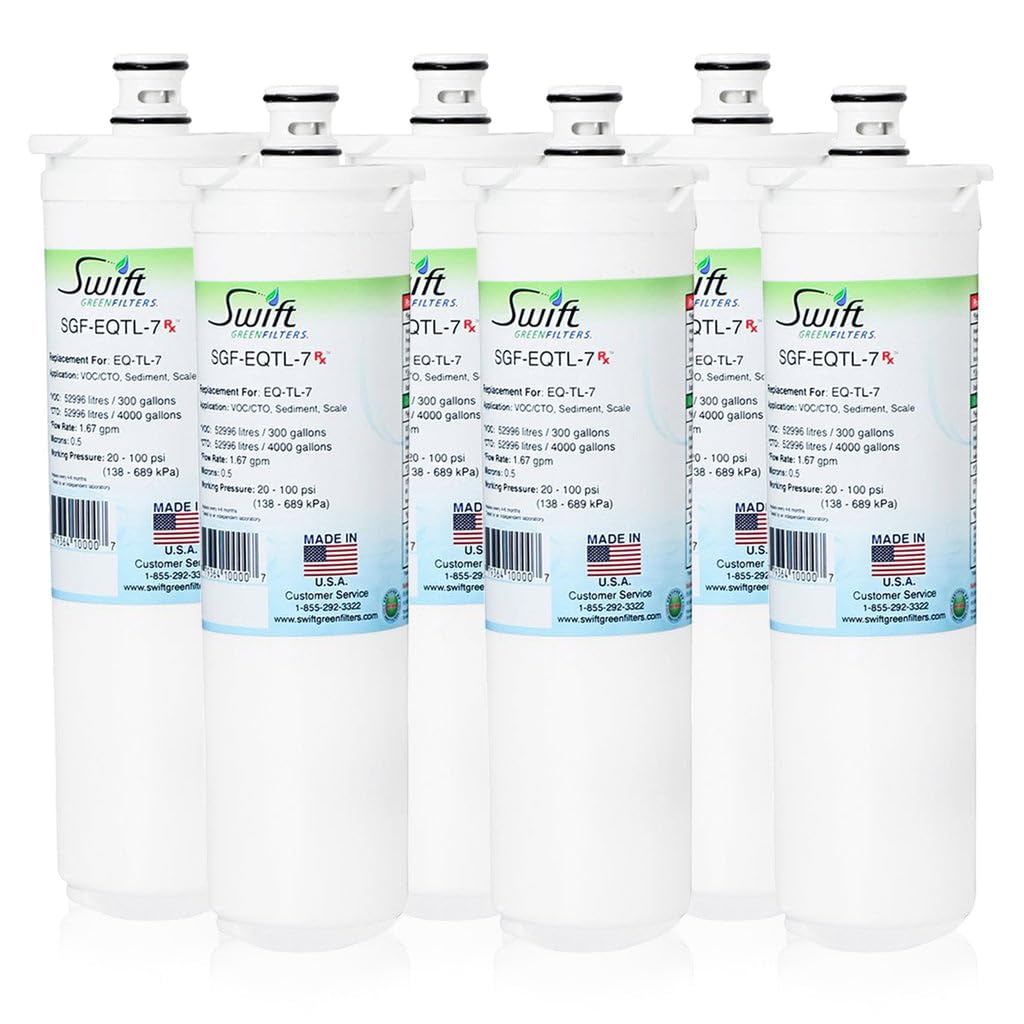 Swift Green Filters SGF-EQTL-7 Compatible Commercial Water Filter for Bunn EQ-TL-7, Made in USA (6 Pack)