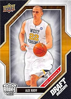 2009-10 Upper Deck Draft Edition Basketball #3 Alex Ruoff West Virginia Mountaineers Official NCAA Rookie Card From The UD Company