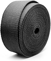 Vista 1 de CRAFTMEMORE Correa de algodón pesado de 1.5 pulgadas, correas de tejido liso para artes y manualidades, correa de lujo para bolsa de alta densidad