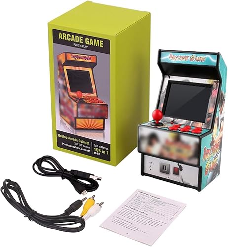 Miniatura 5 de EASEGMER Mini máquinas de juego de arcade para niños con 156 videojuegos portátiles clásicos de mano, pantalla de 16 bits de 2.8 pulgadas, juguetes