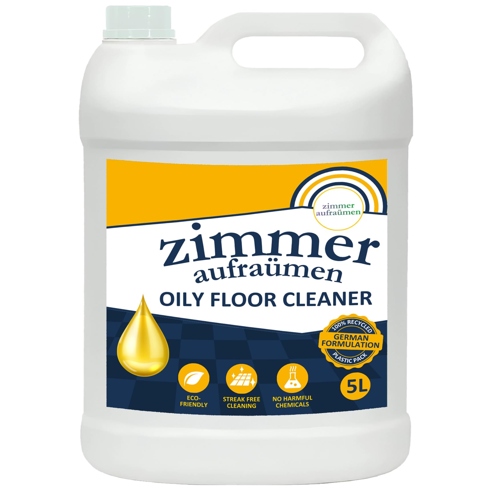 Zimmer Aufraumen OILY FLOOR CLEANER 5L, for Kitchen, Restaurents etc, Concentrated & Economical (1 to 5 dilution) (B0DG2XRXZT) Amazon Price History, Amazon Price Tracker