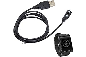 Kissmart Pebble Time Charger [Replacement Charging Cable for Pebble Classic 1st Gen Smart Watch]
