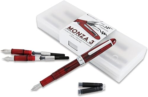 Miniatura 4 de Monteverde Monza - Pluma estilográfica (3 unidades), color rojo