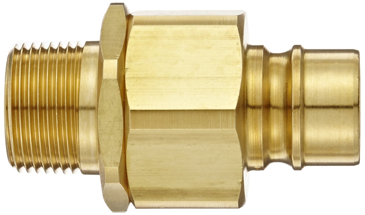 Snap-Tite BVHN12-12M Brass H-Shape Quick-Disconnect Hose Coupling, Nipple, 3/4